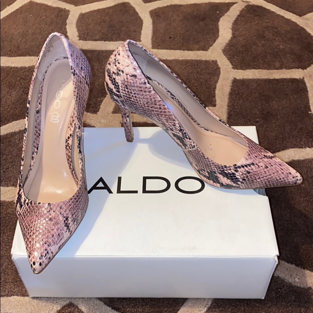 ALDO Snakeskin Heels